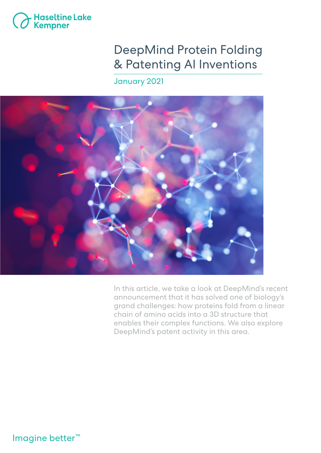 Deepmind Protein Folding & Patenting AI Inventions