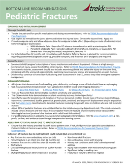 Pediatric Fractures
