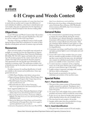 4H713 4-H Crops and Weeds Contest