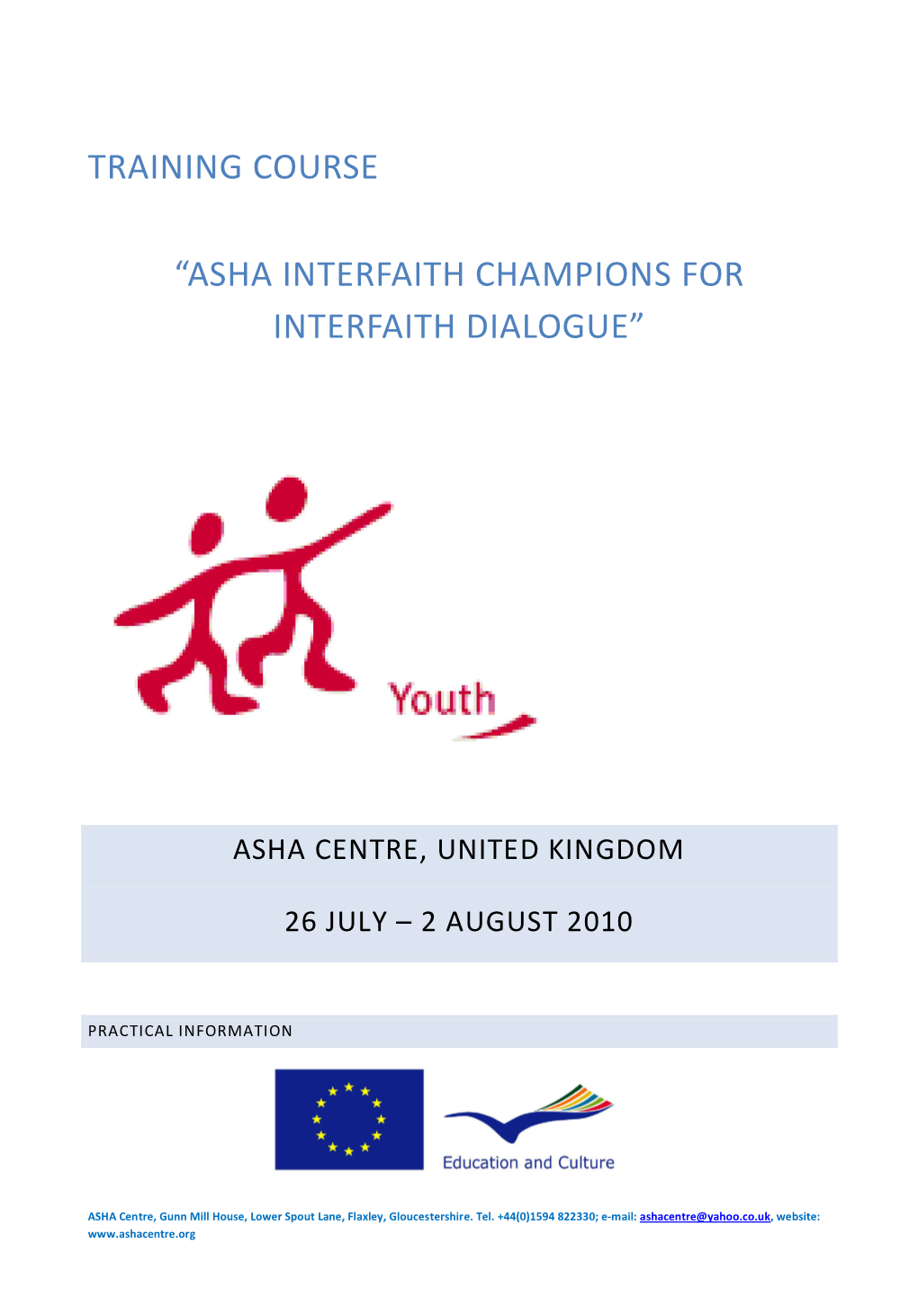Asha Interfaith Champions for Interfaith Dialogue”