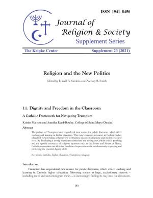 Religion and the New Politics