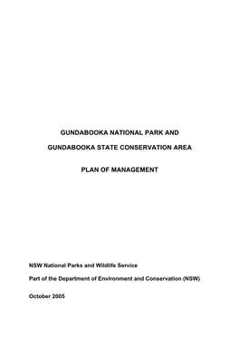 Gundabooka National Park and Gundabooka State Conservation Area