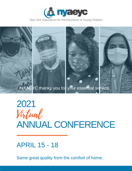 2021 Annual Conference Held Virtually This Year