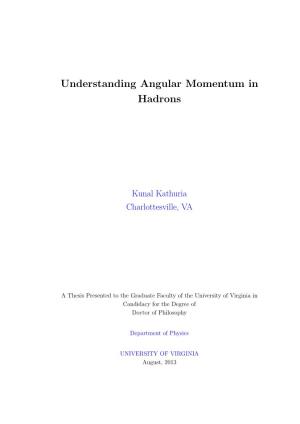 Understanding Angular Momentum in Hadrons