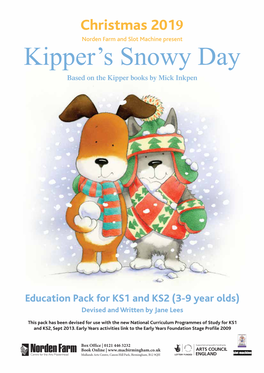 Kipper's Snowy Day, Kipper Enjoys Making Paw Prints in the Snow