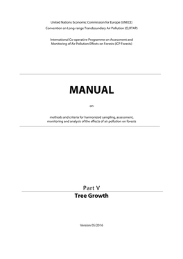 ICP Forests Manual 2016
