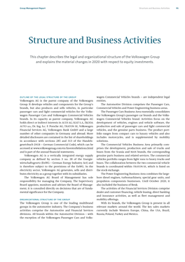 Structure and Business Activities 91