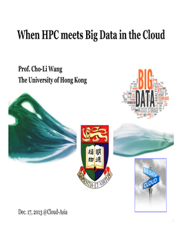 When HPC Meets Big Data in the Cloud
