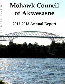 2012-2013 Annual Report Annual 2012-2013 Mohawkcouncil