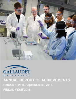 Annual Report of Achievements of Report Annual