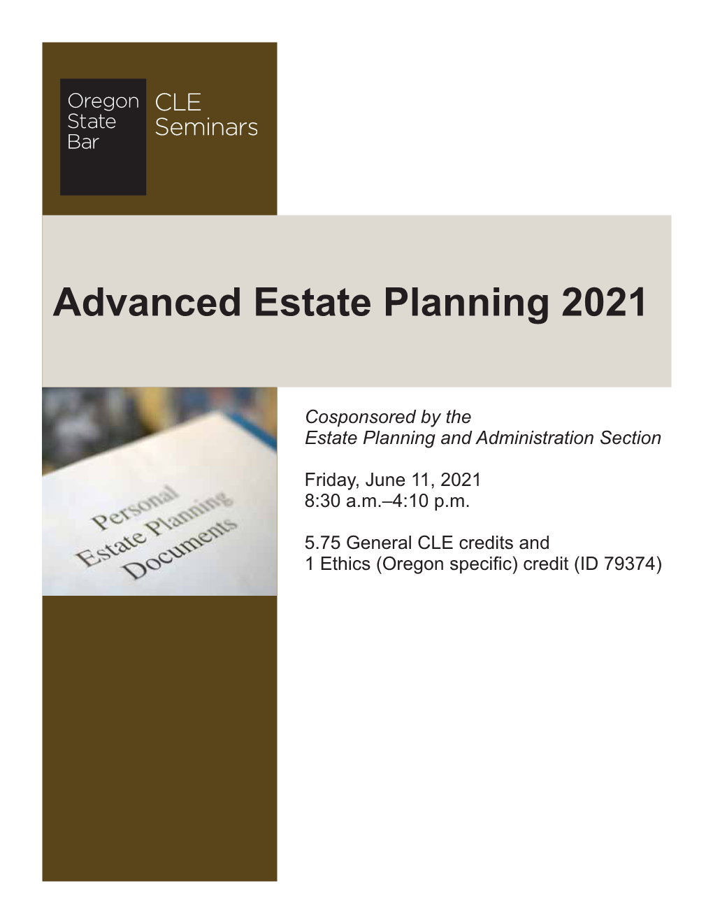 Advanced Estate Planning 2021