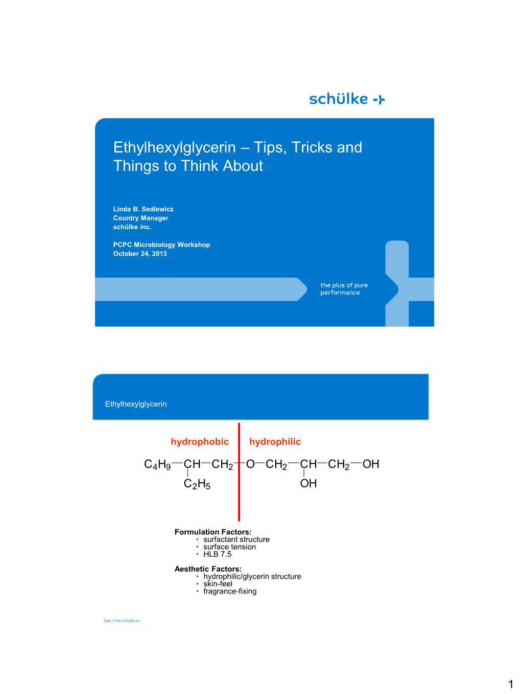 Ethylhexylglycerin – Tips, Tricks and Things to Think About