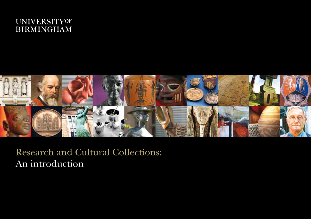 Research and Cultural Collections: An