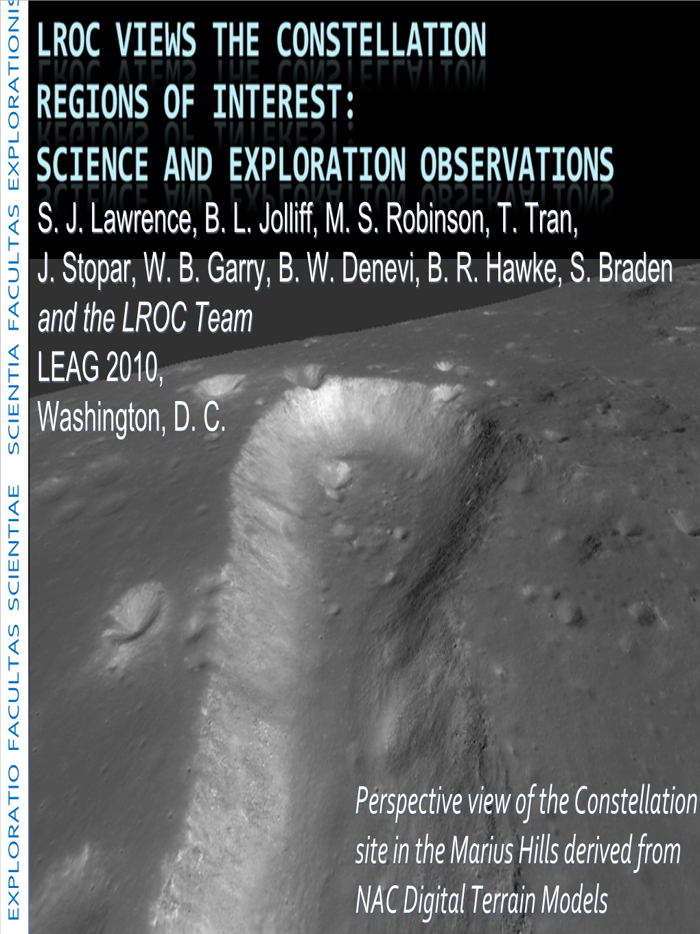 LROC Views the Constellation Regions of Interest