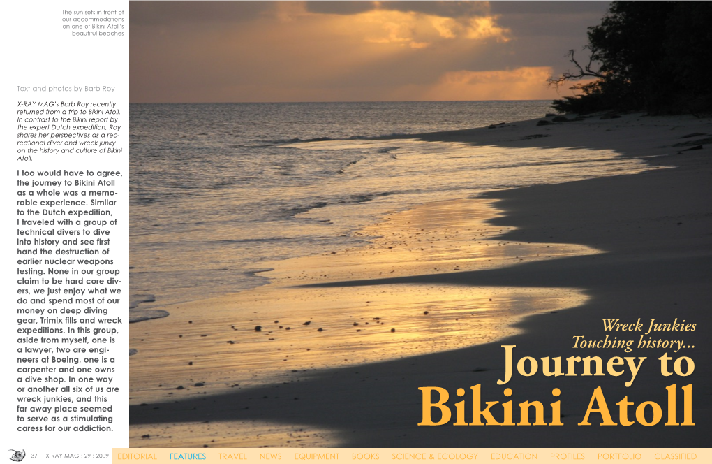 Bikini Atoll’S Beautiful Beaches