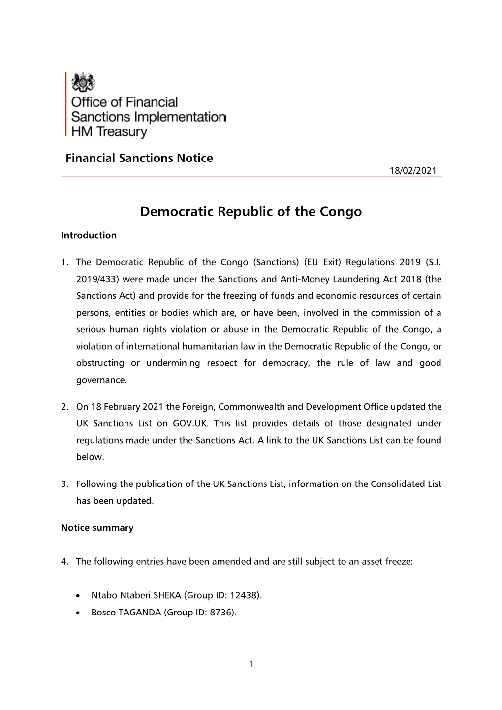 Democratic Republic of the Congo