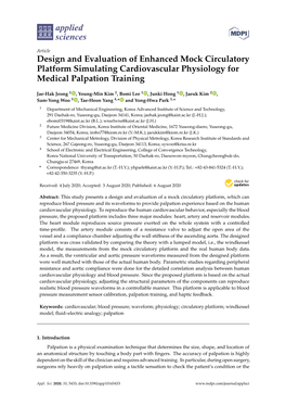 Design and Evaluation of Enhanced Mock Circulatory Platform Simulating Cardiovascular Physiology for Medical Palpation Training