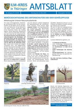 ILM-KREIS in Thüringen AMTSBLATT