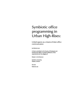 Symbiotic Office Programming in Urban High-Rises