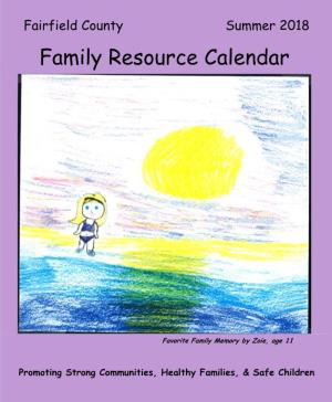 Family Resource Calendar