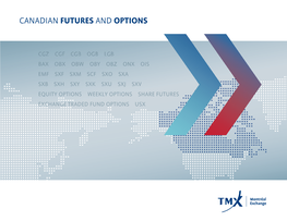 Canadian Futures and Options