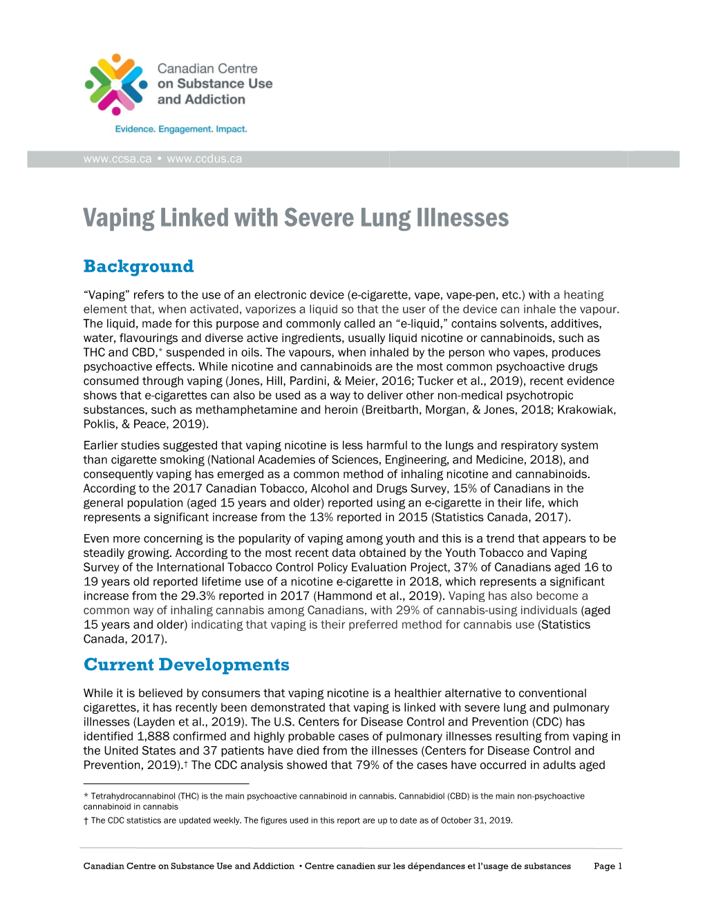 Vaping Linked with Severe Lung Illnesses