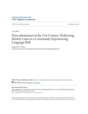 Redrawing Identity Lines in a Community Experiencing Language Shift Marguerite L