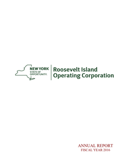Annual Report Fiscal Year 2016 Andrew M