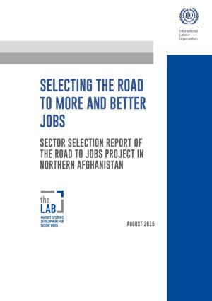 Selecting the Road to More and Better Jobspdf