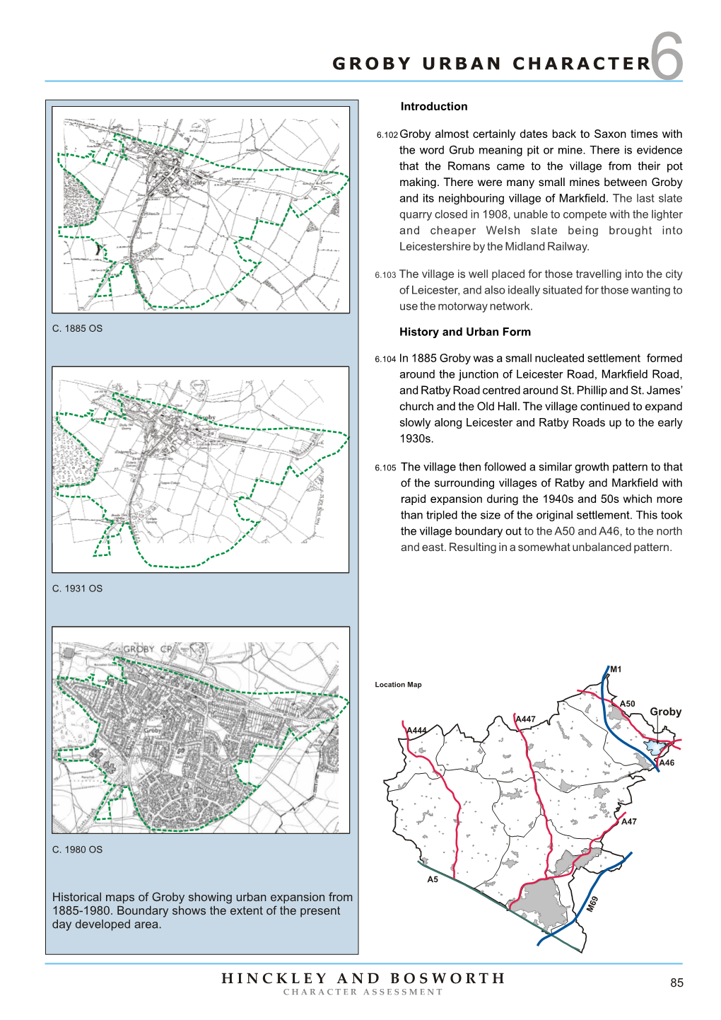 Landscape Character Assessment, Guidance Guidance: H&BBC (1997)