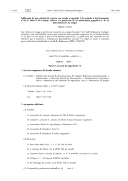 Diario Oficial C 319, 14/11/2001, P. 6