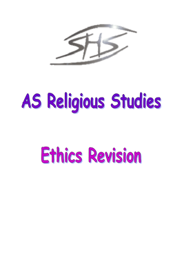 AS Ethics Booklet
