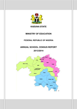Kaduna Annual School Census Report 2013