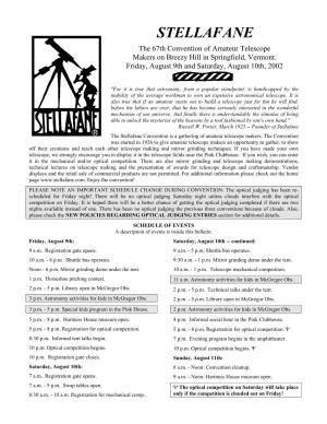2002 Convention Bulletin