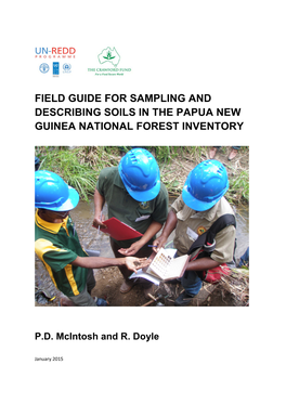 Field Guide for Sampling and Describing Soils in the Papua New Guinea National Forest Inventory
