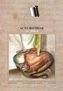 ACTA HISTRIAE 24, 2016, 4, Pp