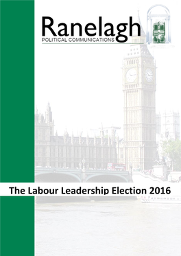 The Labour Leadership Election 2016