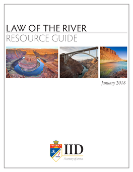 Law of the River Resource Guide