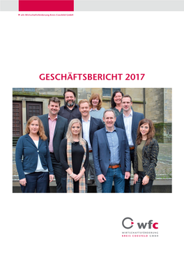 GESCHÄFTSBERICHT 2017 Wfc Wirtschaftsförderung Kreis Coesfeld Gmbh I GESCHÄFTSBERICHT 2017