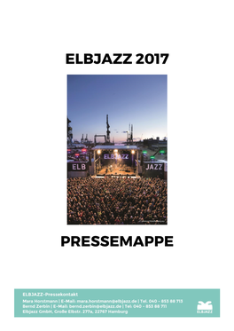 Elbjazz 2017 Pressemappe