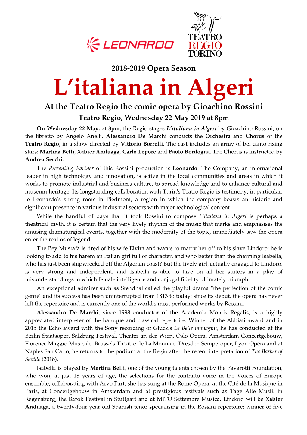 L'italiana in Algeri