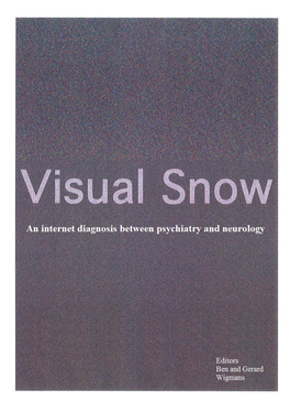 Visual-Snow-An-Internet-Diagnosis