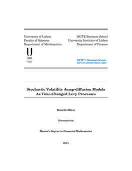 Stochastic Volatility Jump-Diffusion Models As Time-Changed Lévy Processes