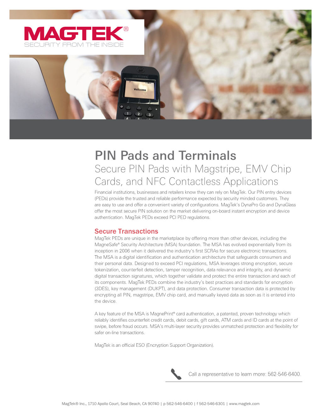 PIN Pads and Terminals