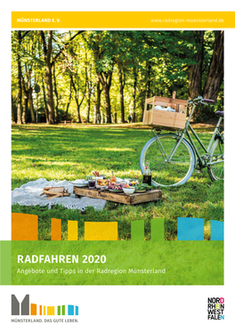 RADFAHREN 2020 Angebote Und Tipps in Der Radregion Münsterland 2 Münsterland Bus, Bahn Und Fahrrad