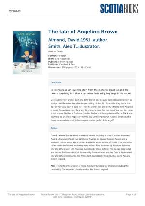 The Tale of Angelino Brown Almond, David,1951-Author