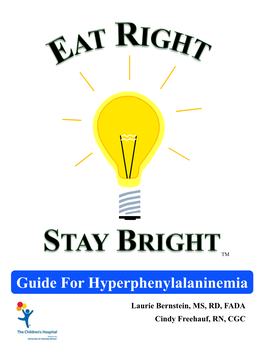 Guide for Hyperphenylalaninemia