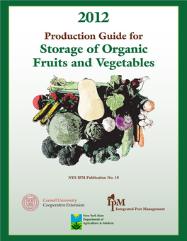 Storage of Organic Fruits and Vegetables