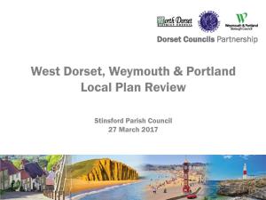 West Dorset, Weymouth & Portland Local Plan Review