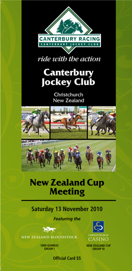147Th New Zealand Cup